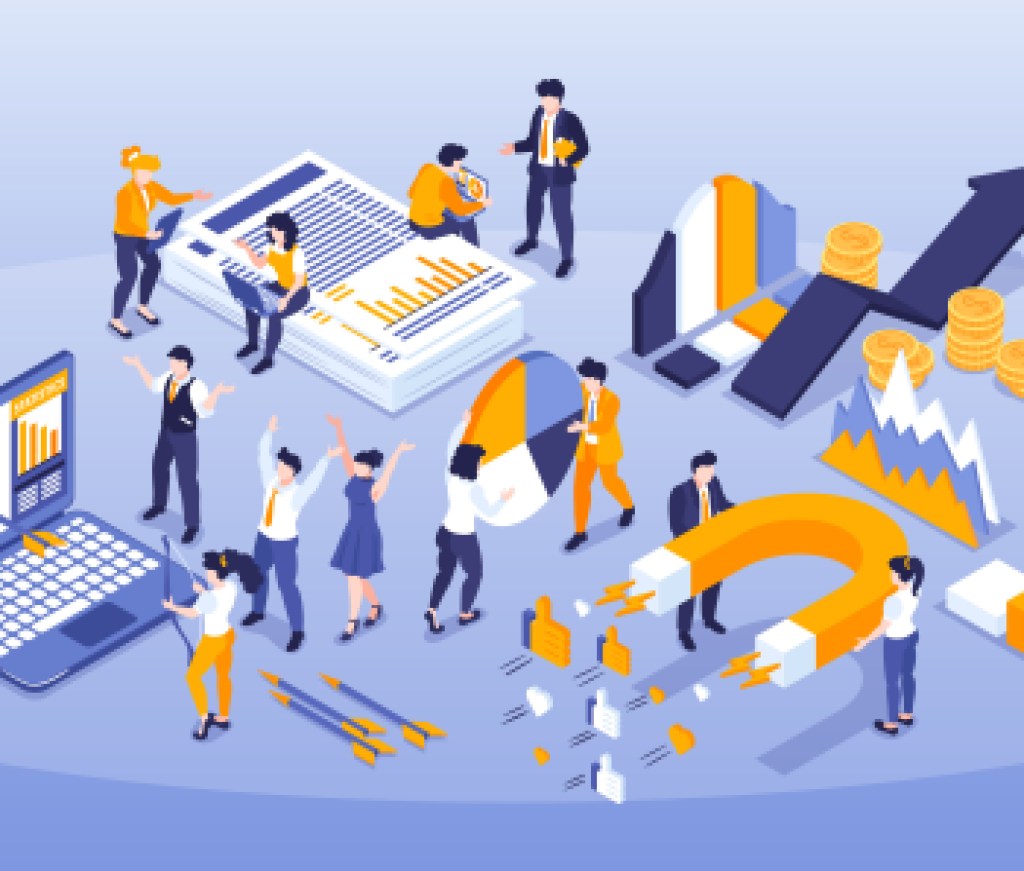 Marketing Strategy Narrow Composition